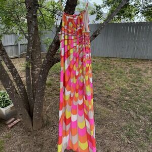 Boho‎ Maxi Dress Sleeveless Colorful Print Casual Summer Dress